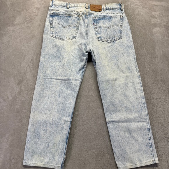 Vintage Levi's 505‎ Men's 40x30 (40x27) Regular Fit Straight Light Wash 90s USA - Picture 9 of 16